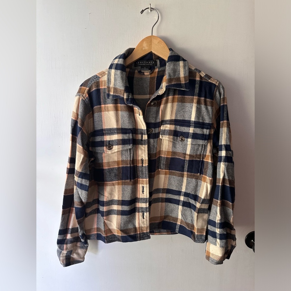 Sanctuary cropped flannel